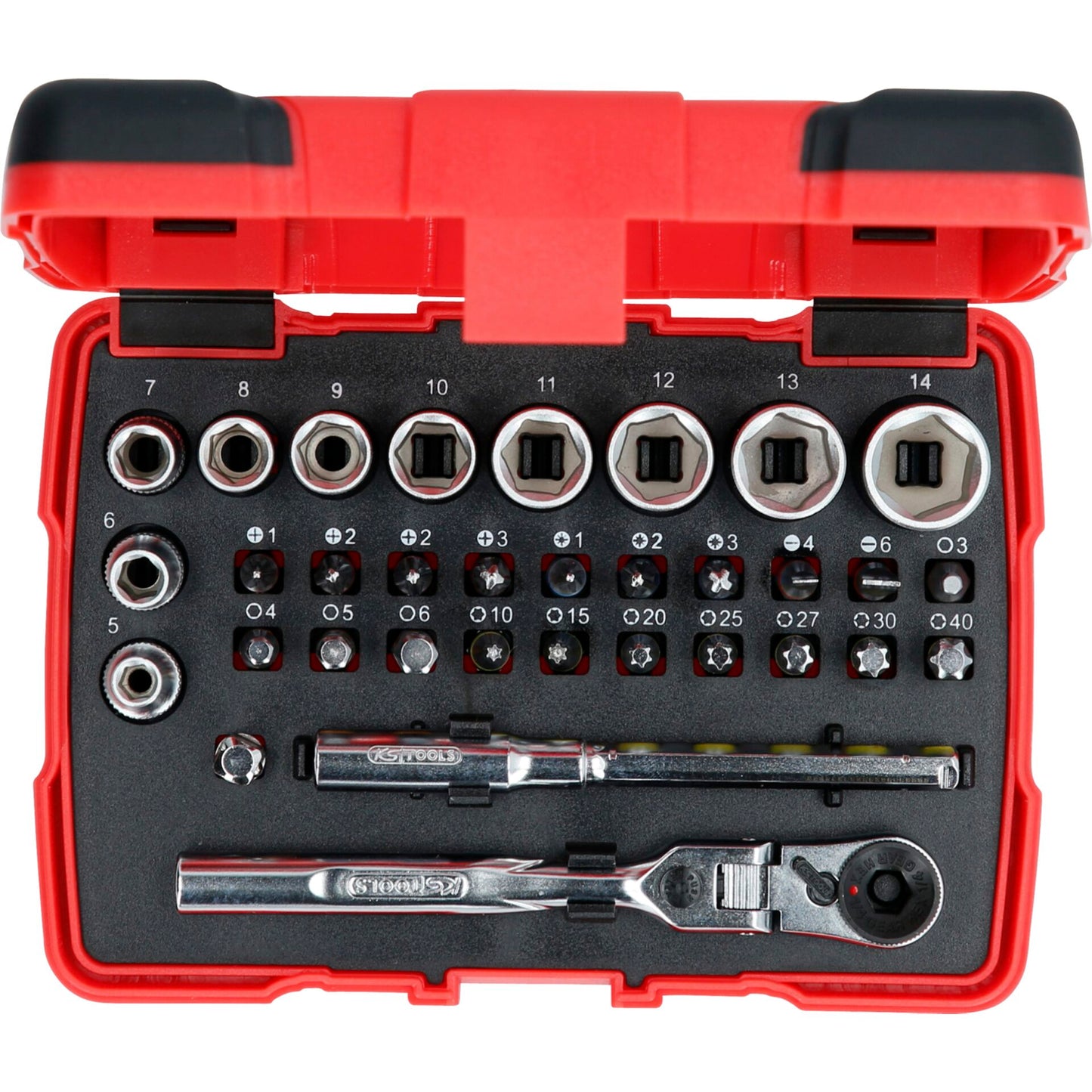 KS Tools 1/4  TORSIONpower Bit-Satz,33-tlg.