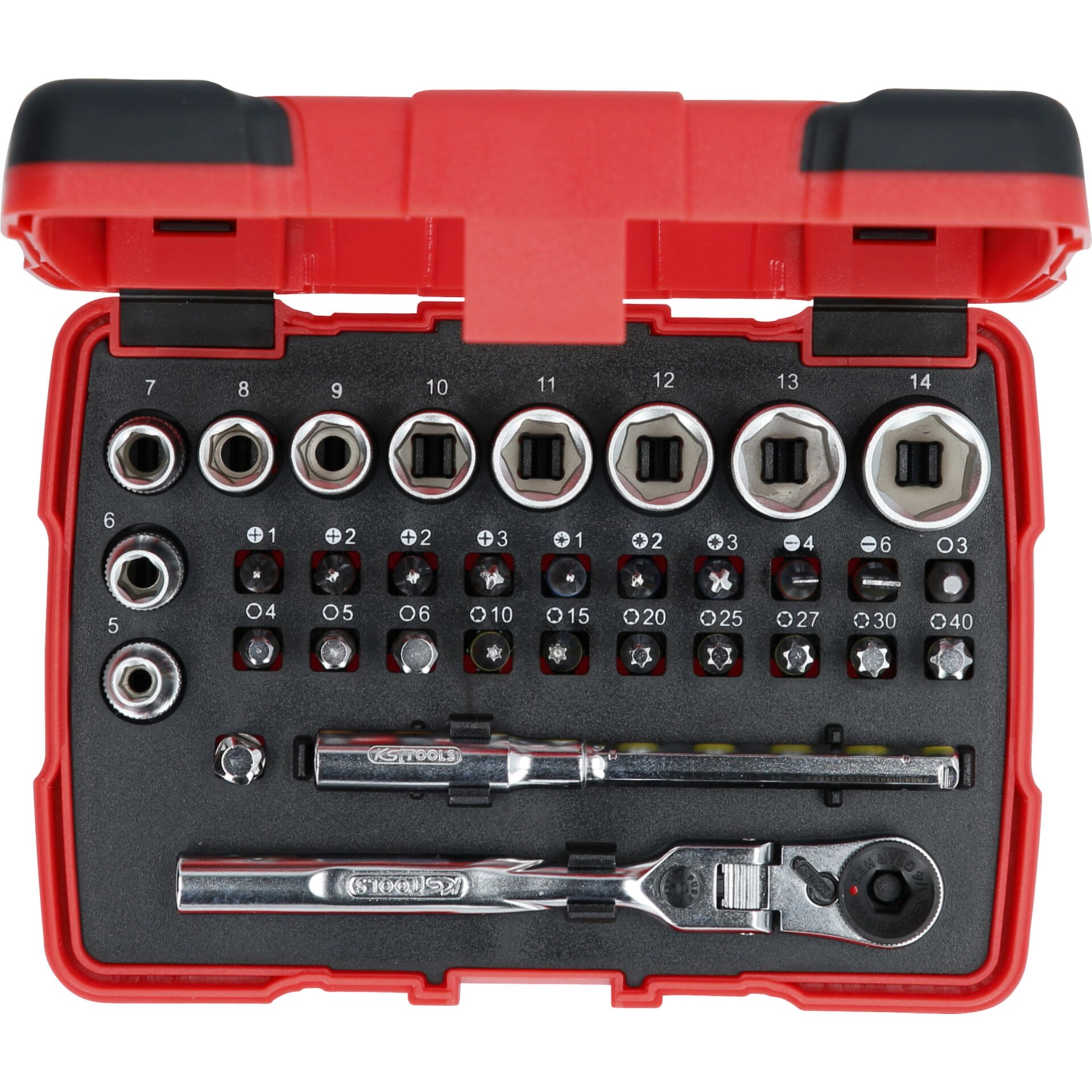 KS Tools 1/4  TORSIONpower Bit-Satz,33-tlg.