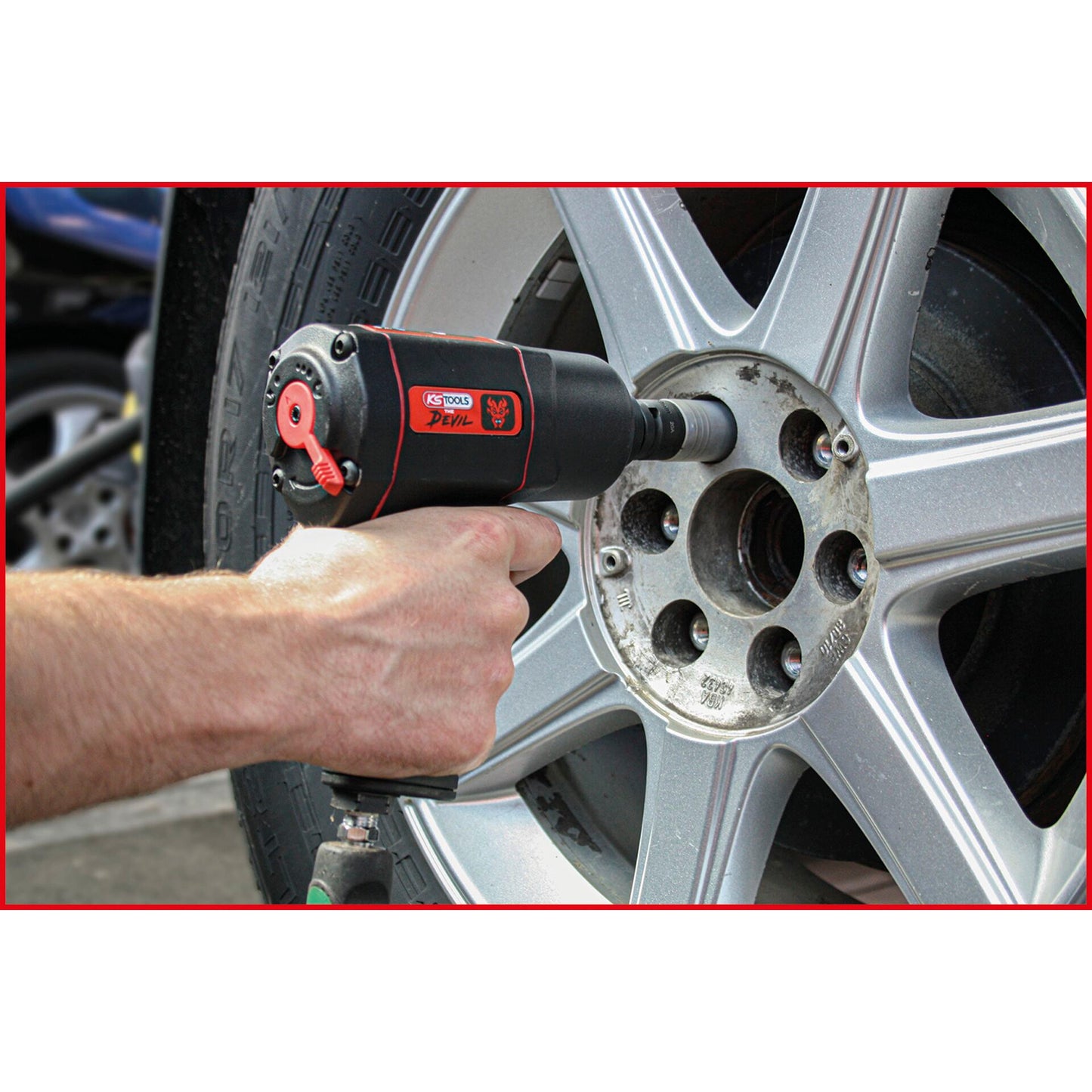 KS Tools 1/2  THE DEVIL 1600Nm Hochl. Druckluft-Schlagschrauber