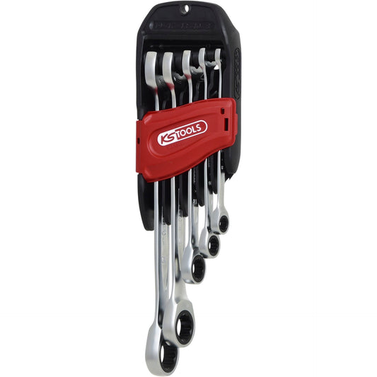 KS Tools DUO GEARplus 5-tlg Ratschenringmaulschlüssel-Satz