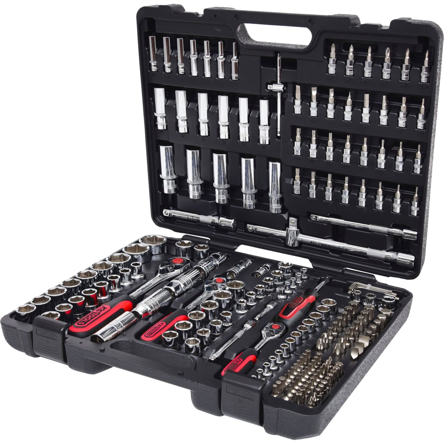 KS Tools 1/4 +3/8 +1/2  195tlg CHROMEplus Steckschl.-Satz