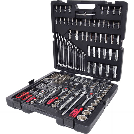 KS Tools 1/4 +3/8 +1/2   216 CHROMEplus Steckschlüssel-Satz