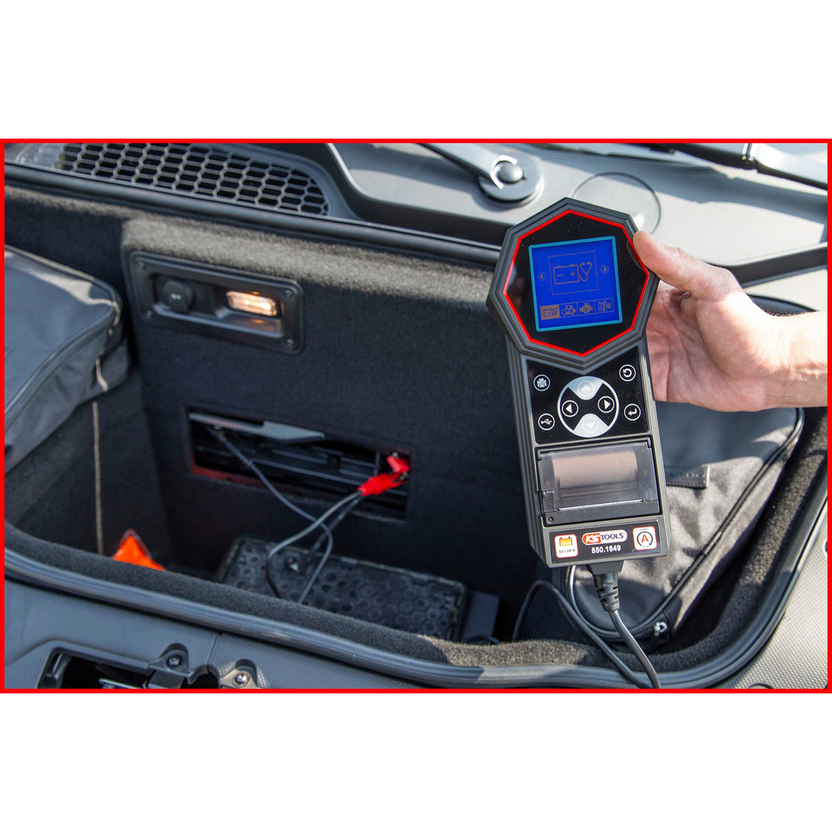 KS Tools 12V / 24V Batterie- und Ladesystemtester