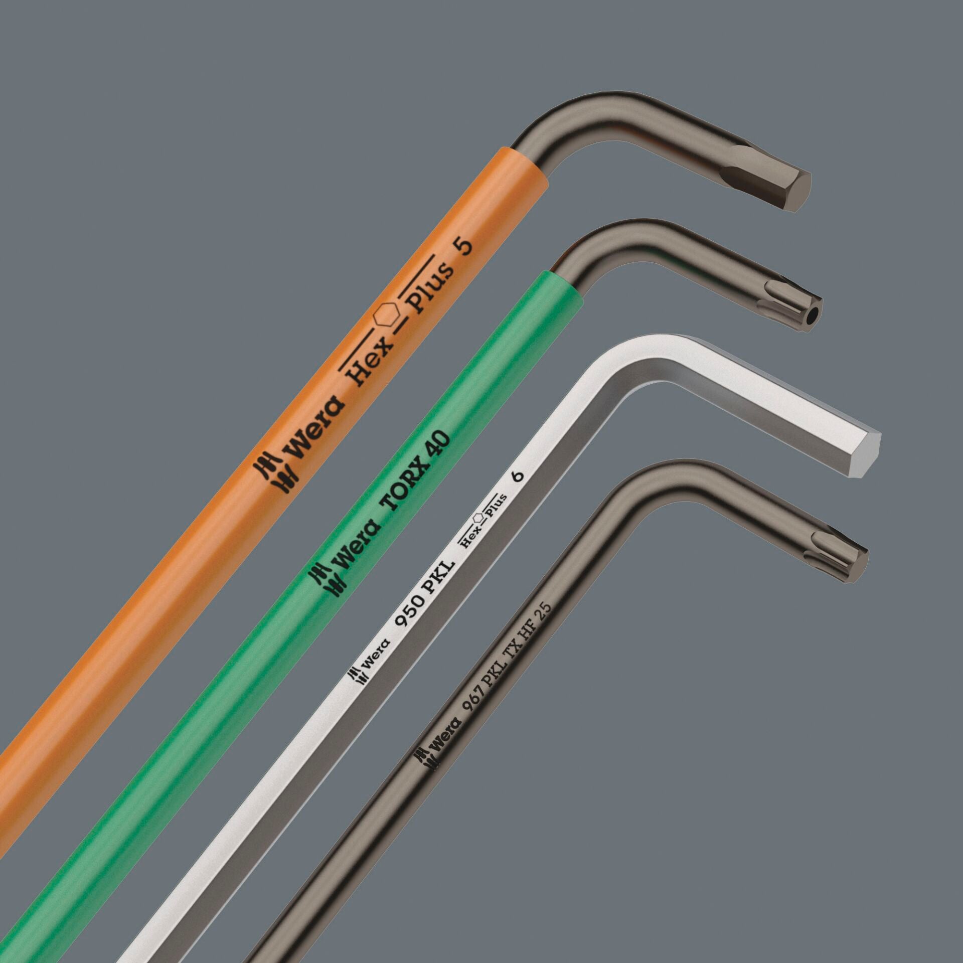Wera 950/13 Hex-Plus Imperial 1 Winkelschlüsselsatz BlackLaser