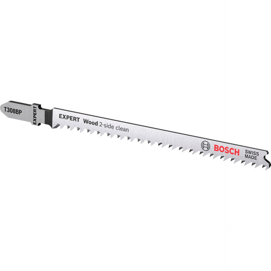 BOSCH EXPERT WOOD 2-SIDE CLEAN T308 BP Stichsägeblätter 117 mm