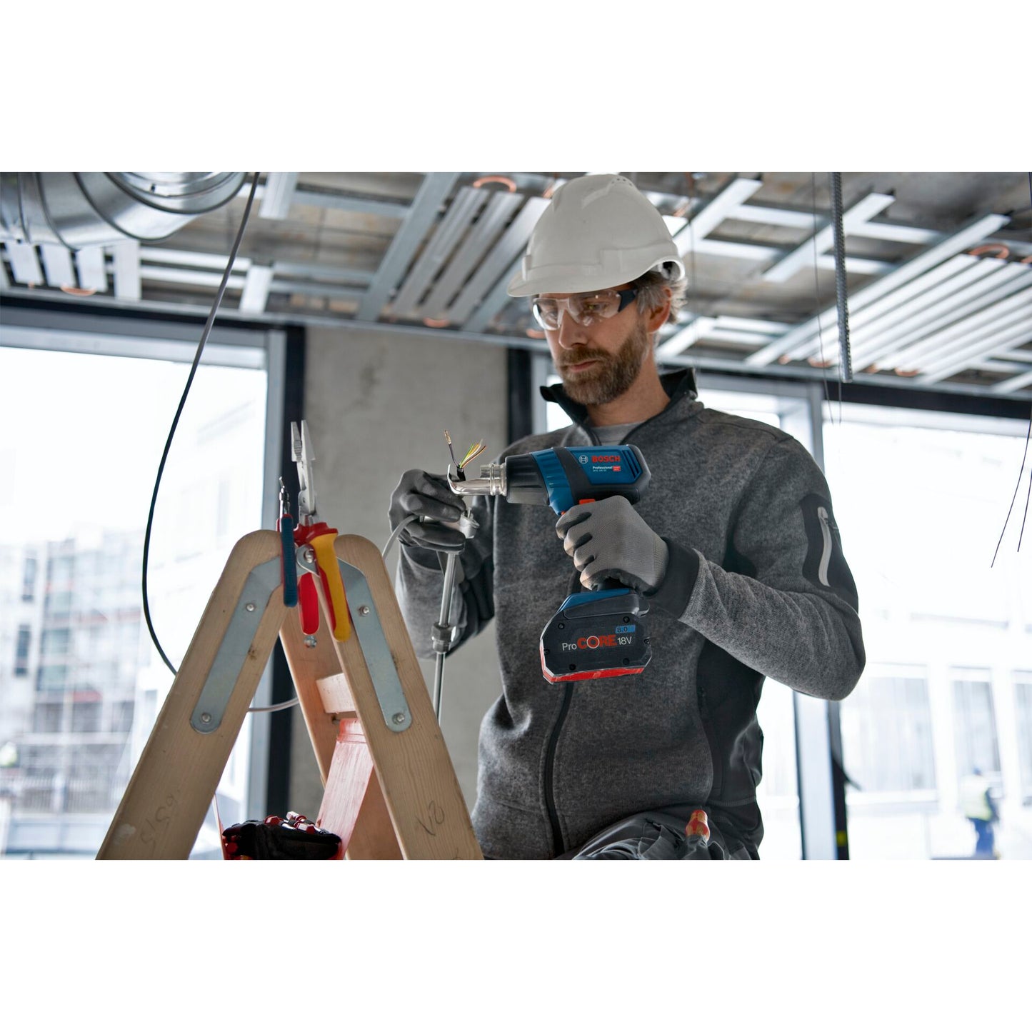 Bosch GHG 18V-50 Akku-Heißluftgebläse