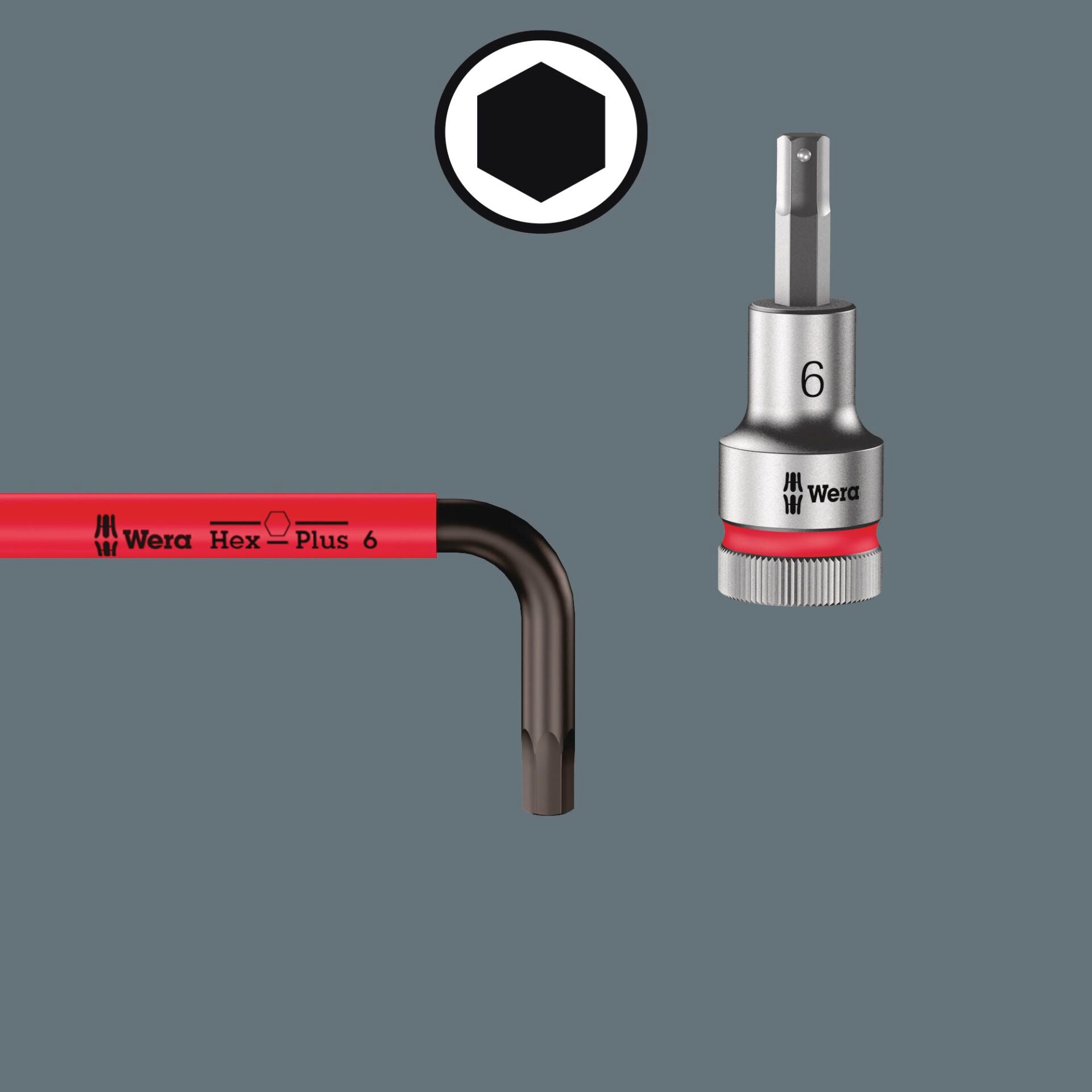 Wera 3950/9 Hex-Plus Multicolour HF Stainless 1, 9-teilig