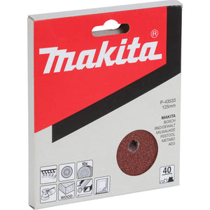 Makita P-43533 Schleifpapier Klett 125mm K40