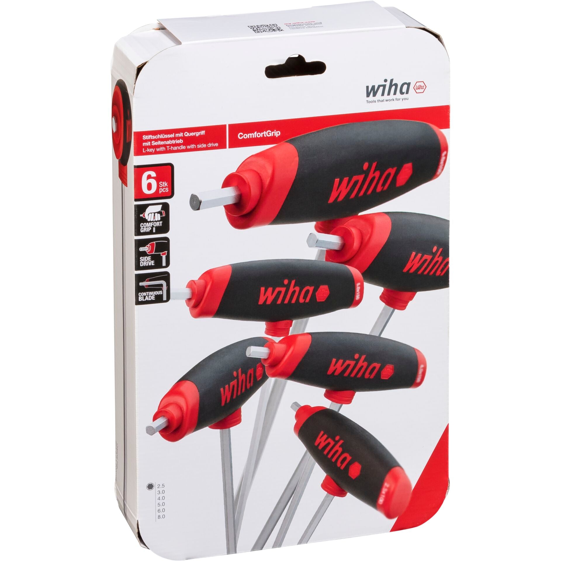 Wiha Stiftschlüssel mit Quergriff Set ComfortGrip