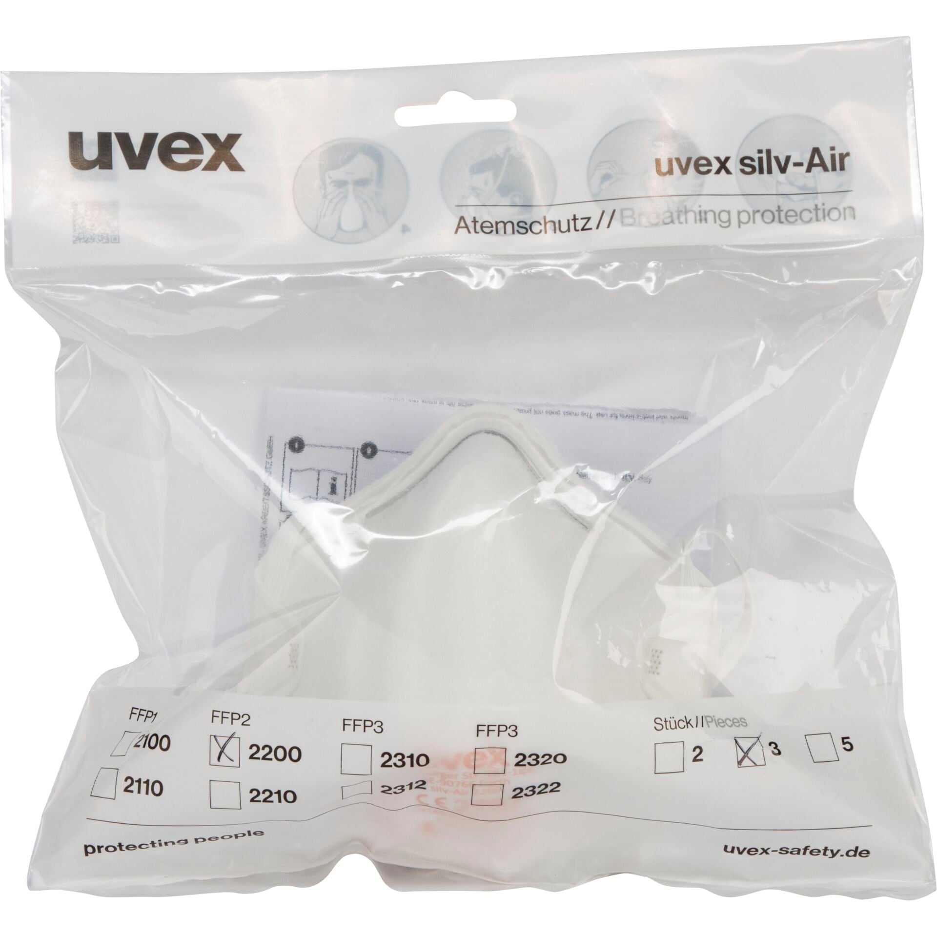 uvex silv-Air class.2200 FFP2 3x