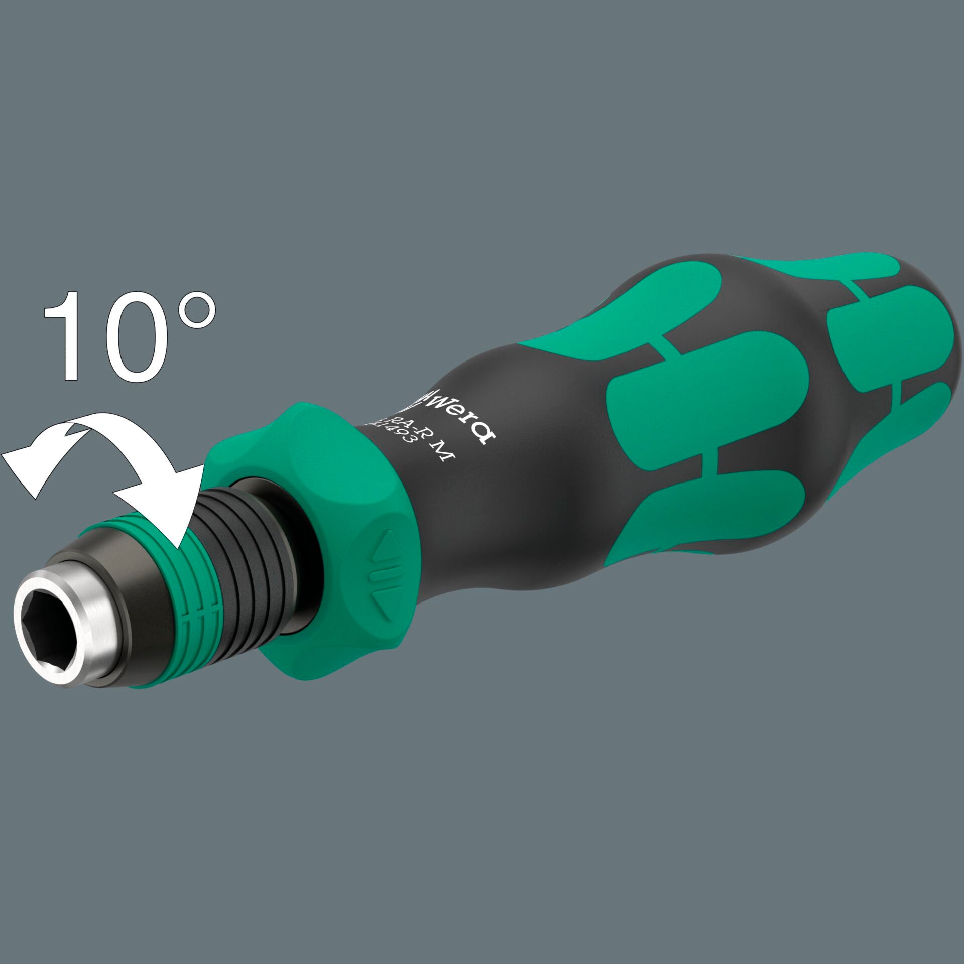 Wera 838 RA-R M Bits-Handhalter mit Ratschenfunktion 1/4"