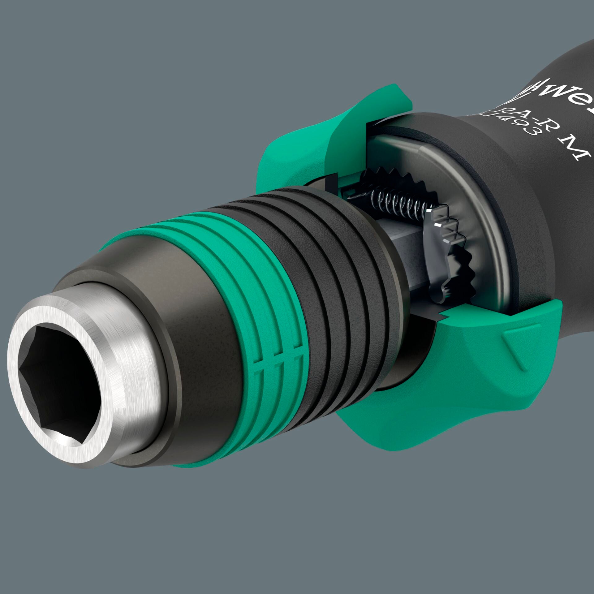 Wera 838 RA-R M Bits-Handhalter mit Ratschenfunktion 1/4"