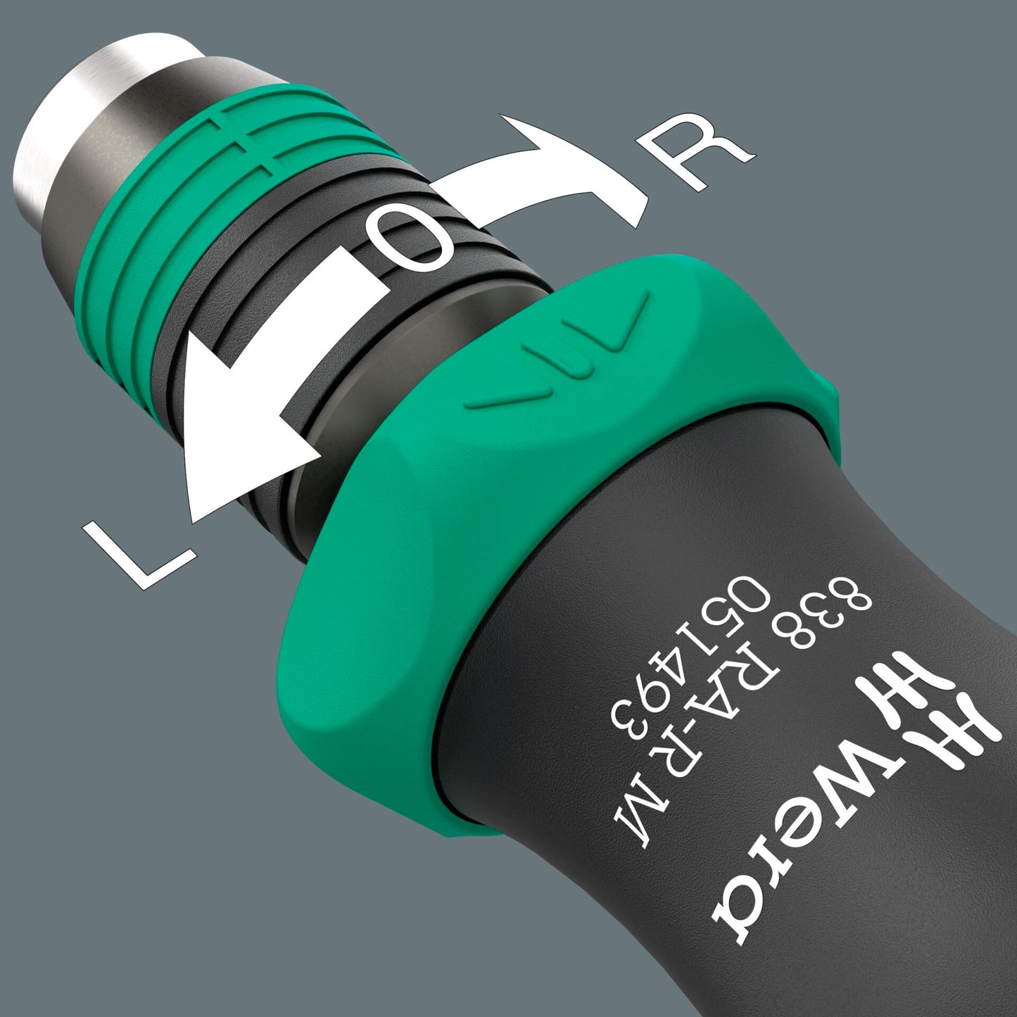Wera 838 RA-R M Bits-Handhalter mit Ratschenfunktion 1/4"