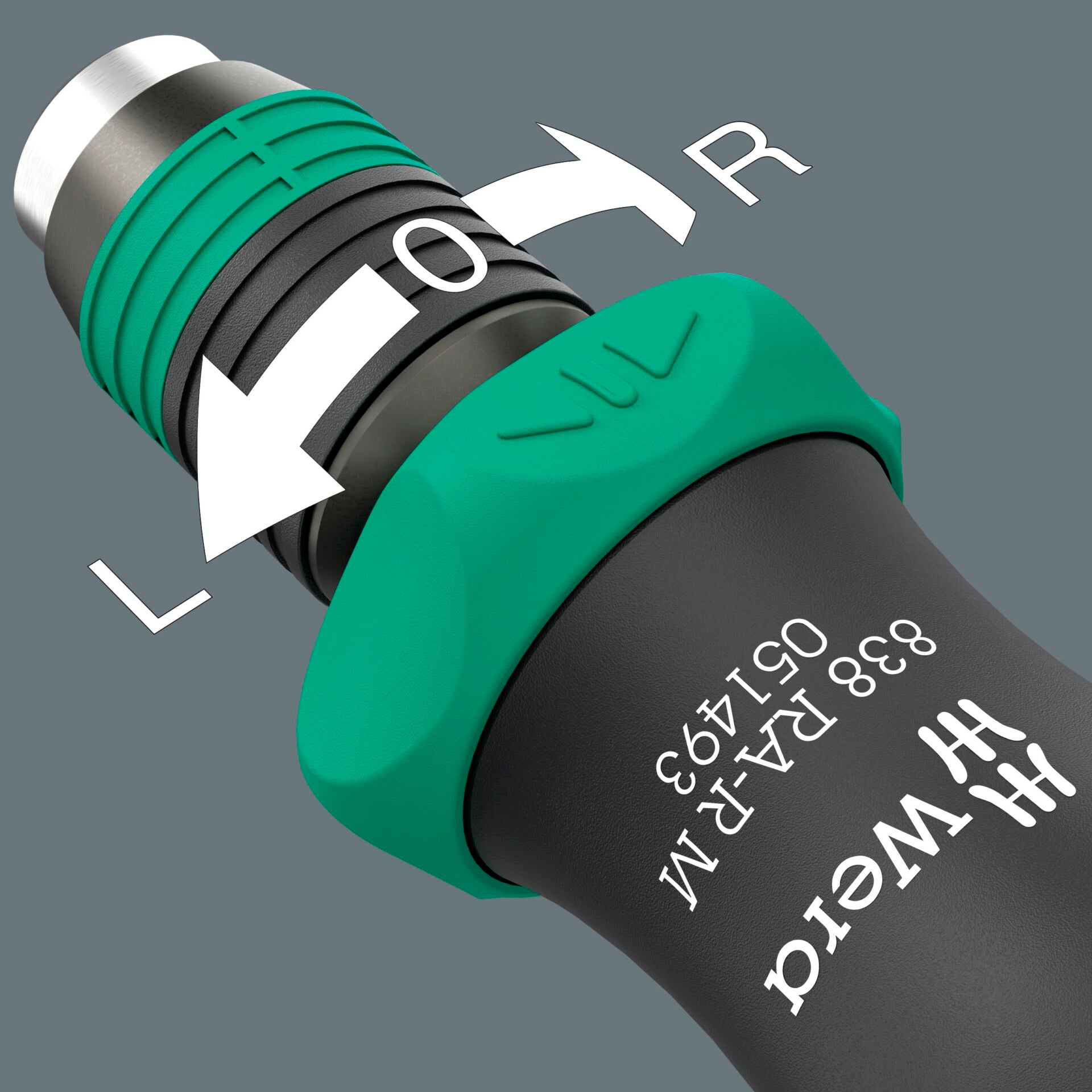 Wera 838 RA-R M Bits-Handhalter mit Ratschenfunktion 1/4"
