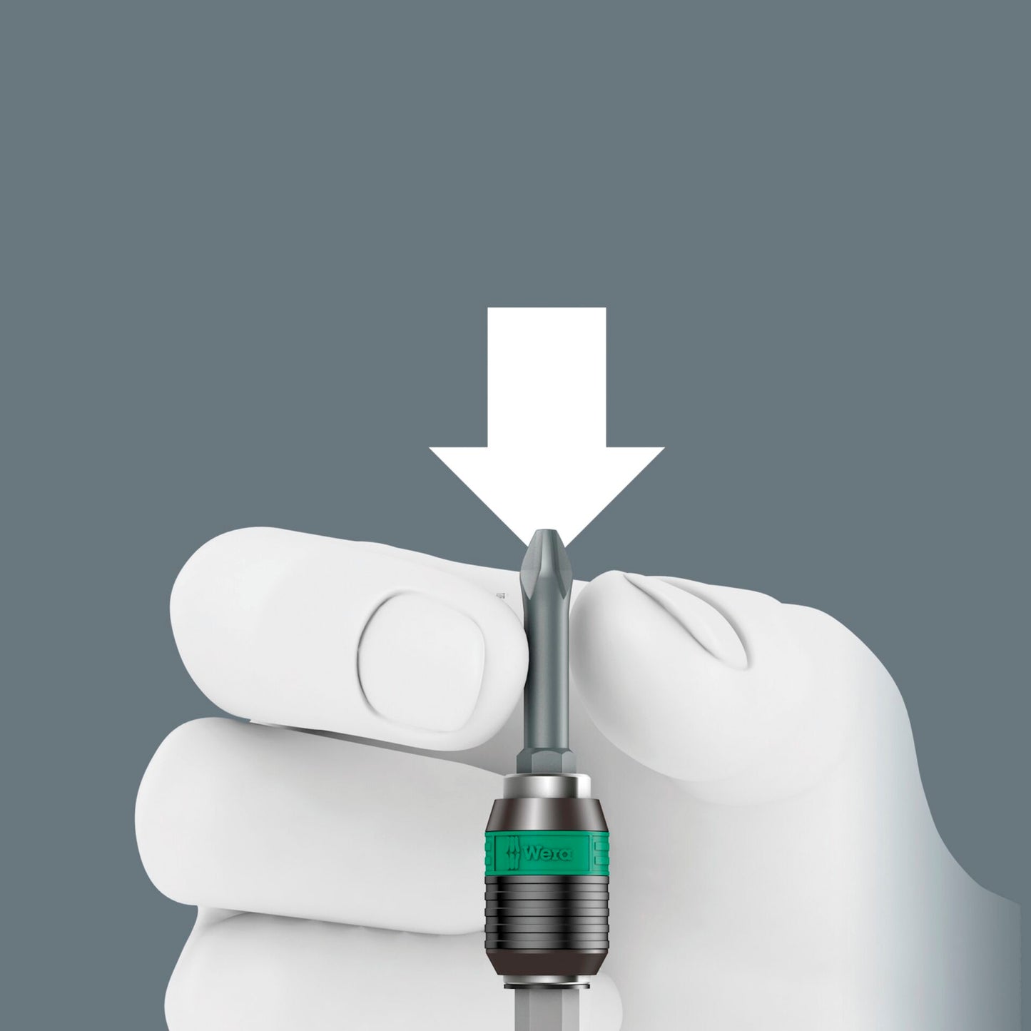 Wera 838 RA-R M Bits-Handhalter mit Ratschenfunktion 1/4"