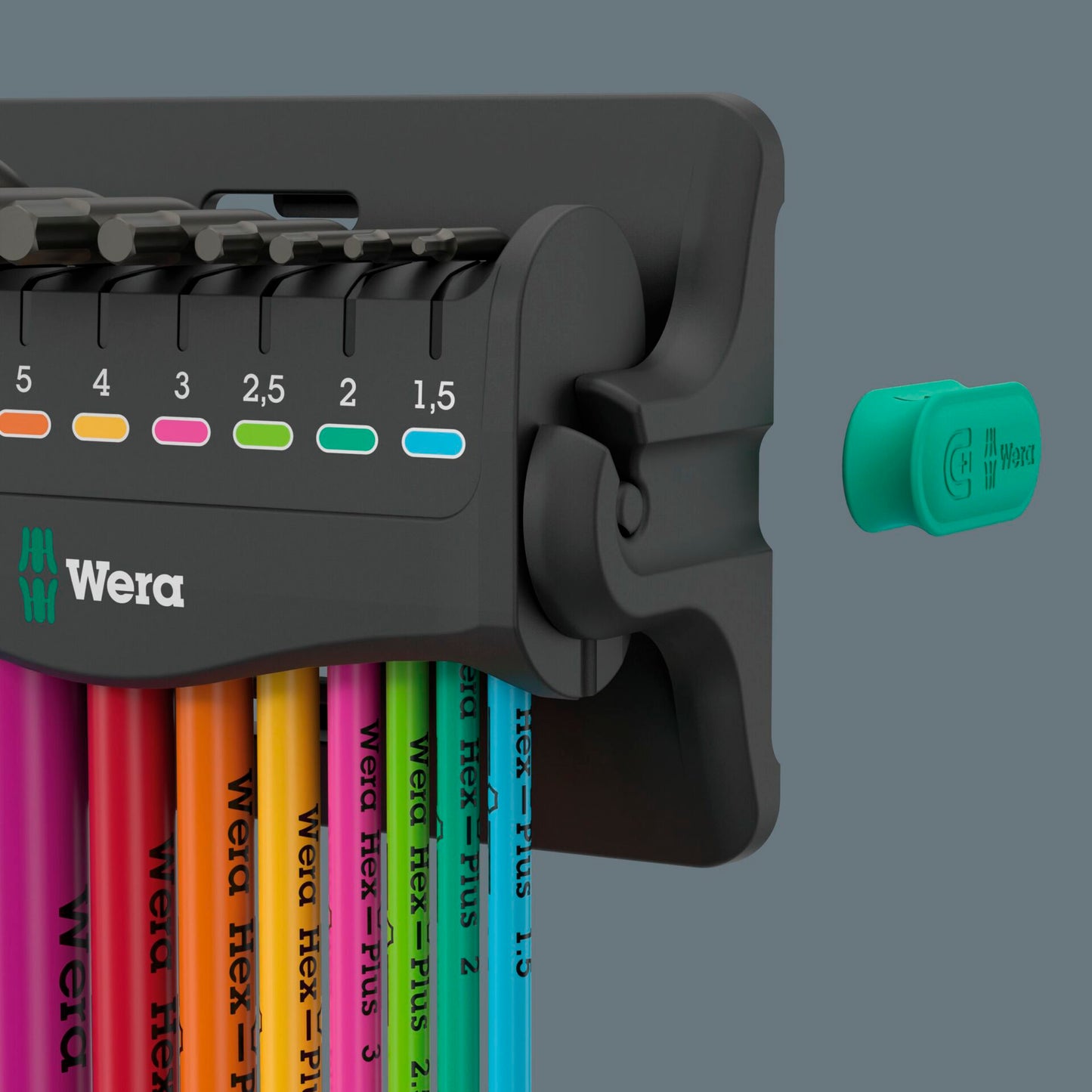 Wera 950/9 Hex-Plus Multicolour 3 Winkelschlüsselsatz