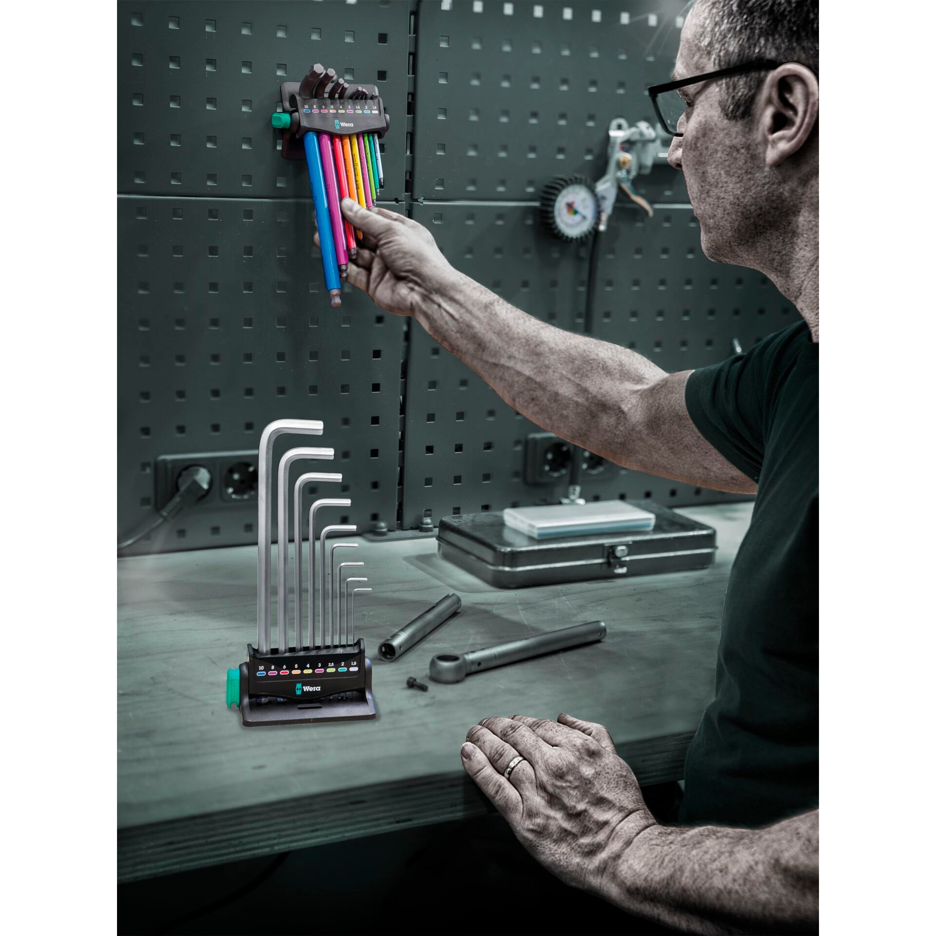 Wera 950/9 Hex-Plus Multicolour 3 Winkelschlüsselsatz