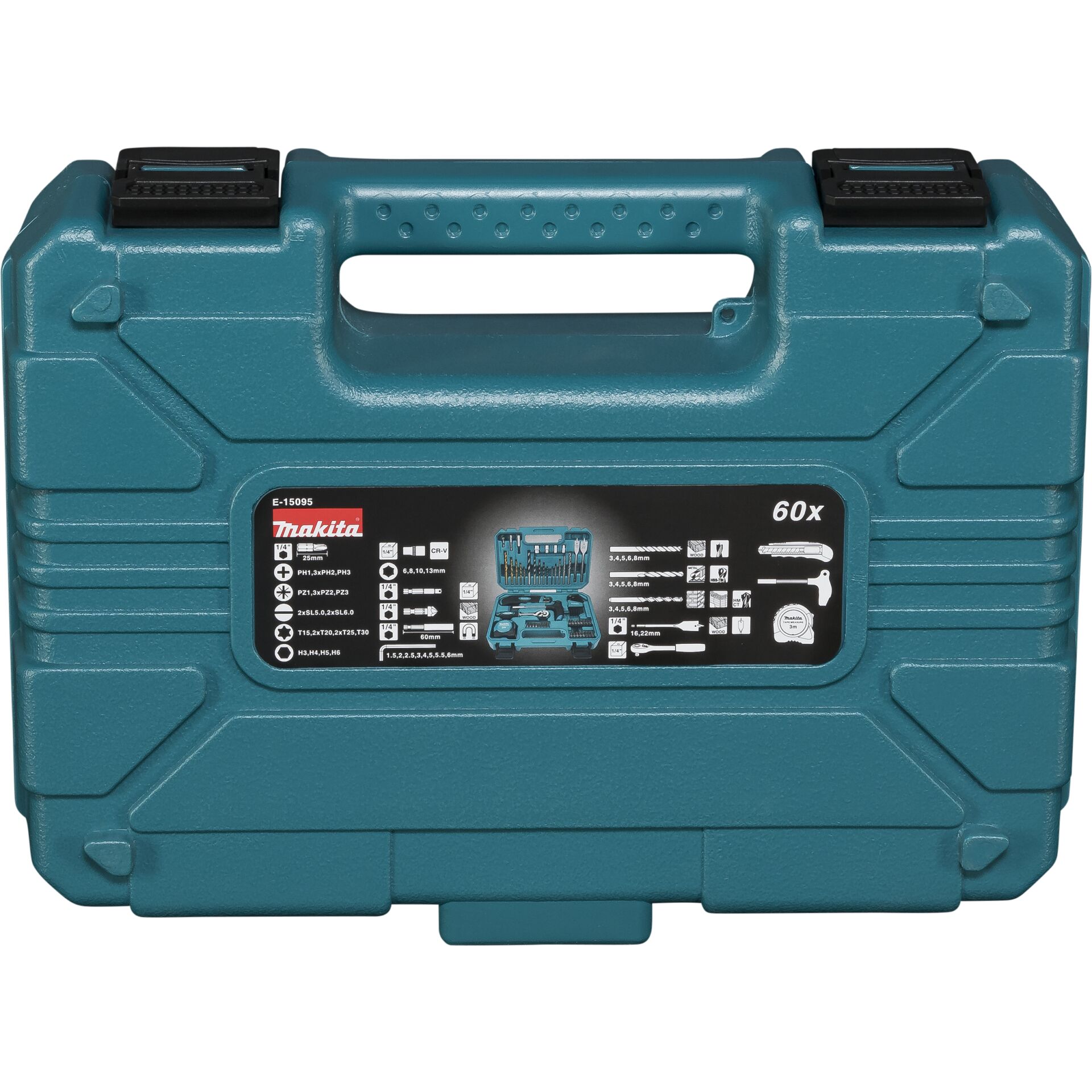 Makita E-15095 Werkzeugset 60-tlg.
